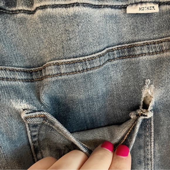 Mother High Rise Skinny Jeans Size 25 - Picture 6 of 11